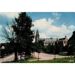 CPSM Abbaye de Maredsous Belgique vue générale circulée en 1970