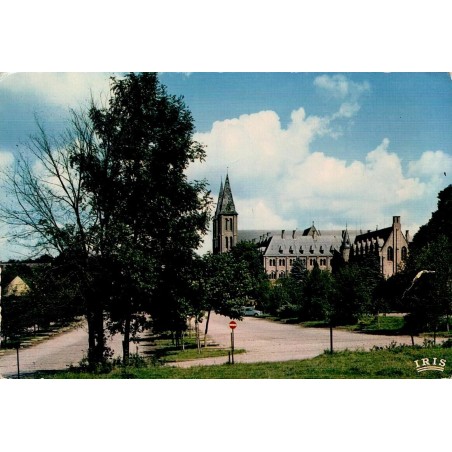 CPSM Abbaye de Maredsous Belgique vue générale circulée en 1970
