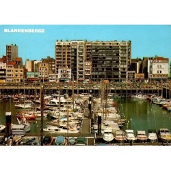 CPM Blankenberge Haven port plaisance Belgique Flandre carte postale moderne voiliers
