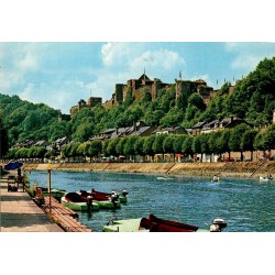 CPM Bouillon château-fort et rivière Semois Belgique carte vierge