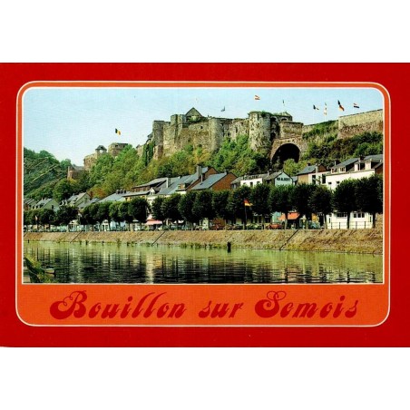 CPM Bouillon-sur-Semois château-fort vallée de la Semois Belgique carte vierge