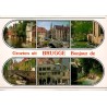 CPM multi-vues Bruges Belgique canaux Rozenhoedkaai Groene Rei patrimoine UNESCO