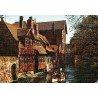 CPSM Bruges Achter Gruuthuuse canal maisons anciennes Belgique carte postale