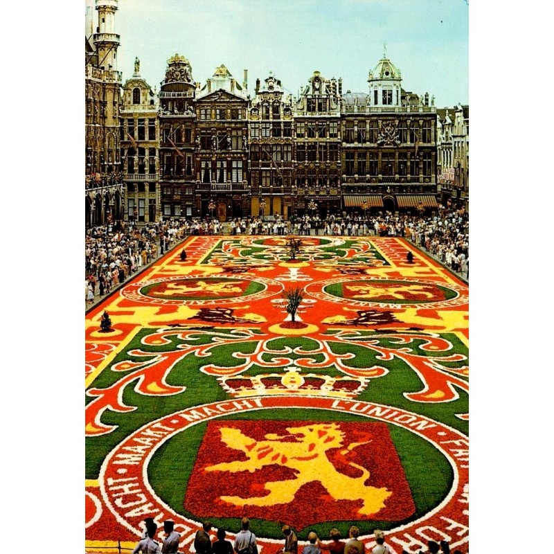 Bruxelles – Grand'Place – Tapis de fleurs – Belgique – Carte Postale Moderne