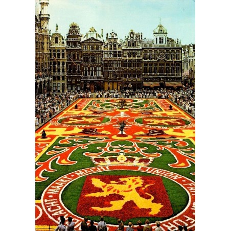 Bruxelles – Grand'Place – Tapis de fleurs – Belgique – Carte Postale Moderne