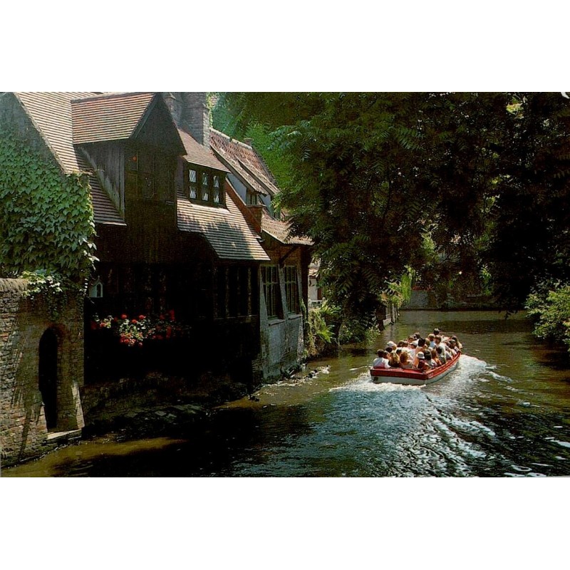 CPM Brugge Derrière Gruuthuse Bruges Belgique canal palais Gruuthuse carte postale moderne