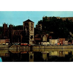 CPSM Huy Meuse Collégiale Notre-Dame Fort de Huy Belgique carte postale