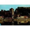 CPSM Huy Meuse Collégiale Notre-Dame Fort de Huy Belgique carte postale