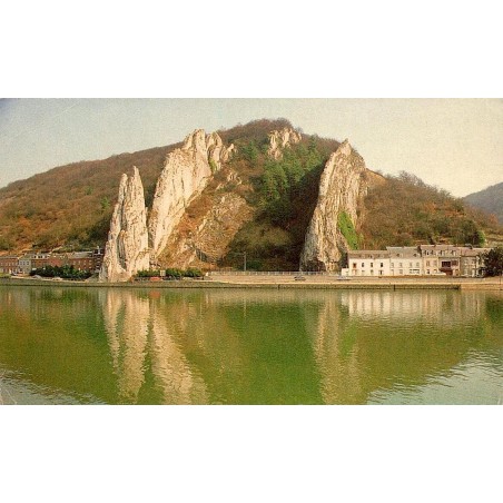 CPSM Dinant Rocher Bayard Meuse Belgique carte postale panorama