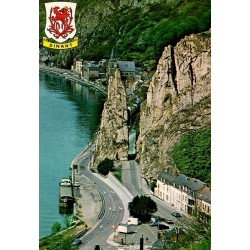 CPSM Dinant Roche Bayard vallée de la Meuse Belgique carte postale