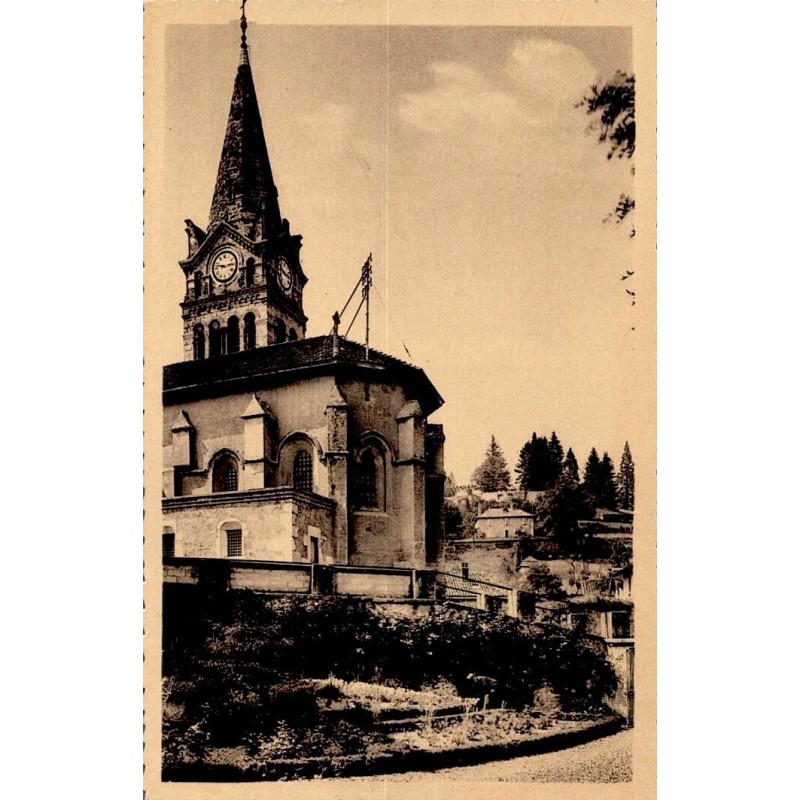 ST-GEOIRE en Valdaine (Isère) - Le Clocher vu du Presbytère