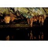 CPSM Grotte de Han-sur-Lesse Salle des Draperies Belgique carte postale