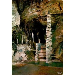 CPSM Grottes de Han-sur-Lesse Le Minaret nouvelles galeries Belgique carte postale