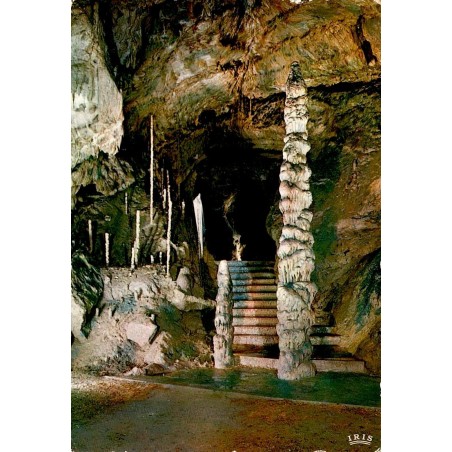 CPSM Grottes de Han-sur-Lesse Le Minaret nouvelles galeries Belgique carte postale