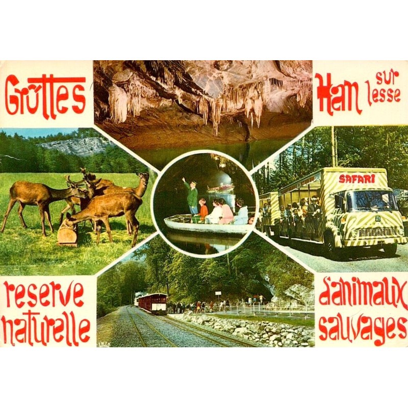CPM Han-sur-Lesse grottes réserve naturelle multivues Belgique