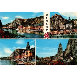 CPM Dinant multivues Citadelle Meuse Rocher Bayard Belgique