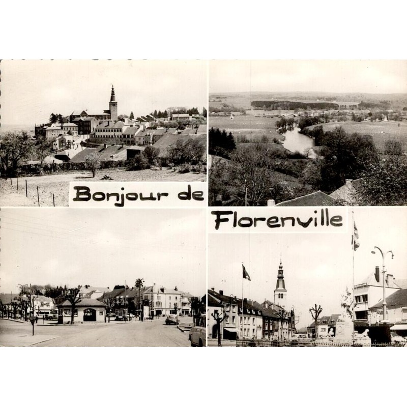 CPSM multivues Florenville vallée de la Semois Belgique circulée
