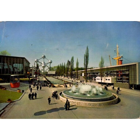 CPSM Bruxelles Expo 58 Avenue de Benelux Atomium Téléexpo