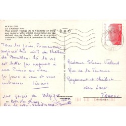 CPSM Bouillon Château Fort Belgique