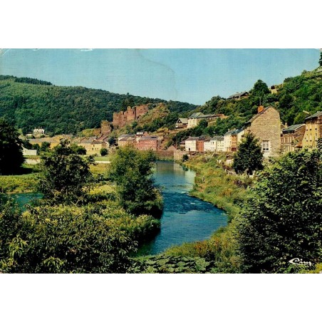 CPSM La Roche-en-Ardenne vue sur le château Belgique