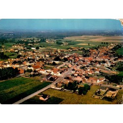 CPSM Thulin vue aérienne Belgique Hainaut