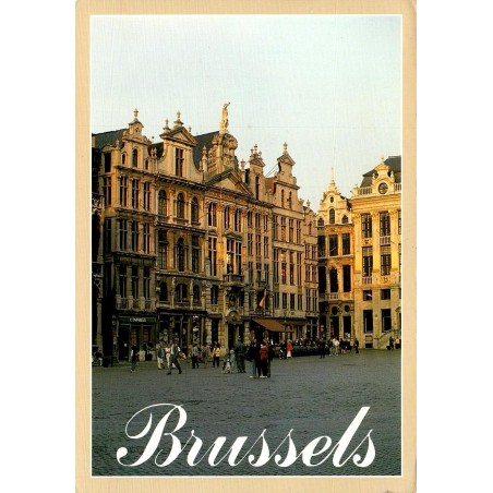 CPM Bruxelles Grand-Place Belgique vue des façades historiques et du centre-ville