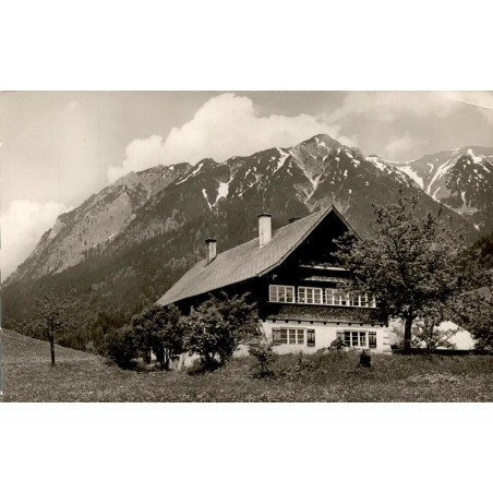 CPSM Oberstdorf Landhaus Käufler avec Geiselhorn et Rubihorn dans l'Allgäu en Allemagne