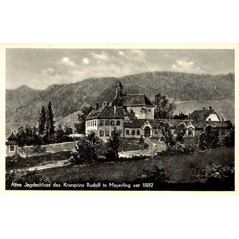 CPSM Mayerling ancien pavillon de chasse du prince Rodolphe avant 1889 en Autriche