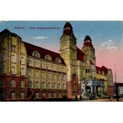 CPA Bochum Neues Knappschaftsgebäude bâtiment de la Knappschaft et patrimoine minier allemand
