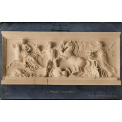 CPA Berlin relief de Pergame photographie Atelier Gebrüder Micheli 1906 carte circulée en 1913