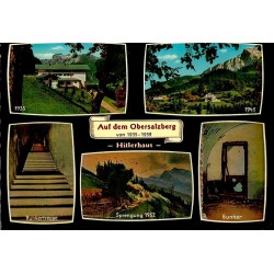 CPSM Obersalzberg Berchtesgaden Hitlerhaus Berghof bunker destruction 1952 Allemagne