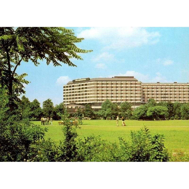CPM Berlin Palasthotel hôtel Berlin-Est RDA Allemagne vers 1980 bâtiment disparu