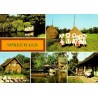 CPM Spreewald Allemagne canaux costumes traditionnels sorabes barques Brandebourg