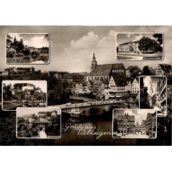 CPSM Tübingen Allemagne Grüsse aus Tübingen université château Neckar vues multiples