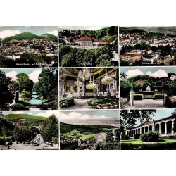 CPSM Baden-Baden Allemagne Kurhaus casino Trinkhalle Altes Schloss jardins vues multiples