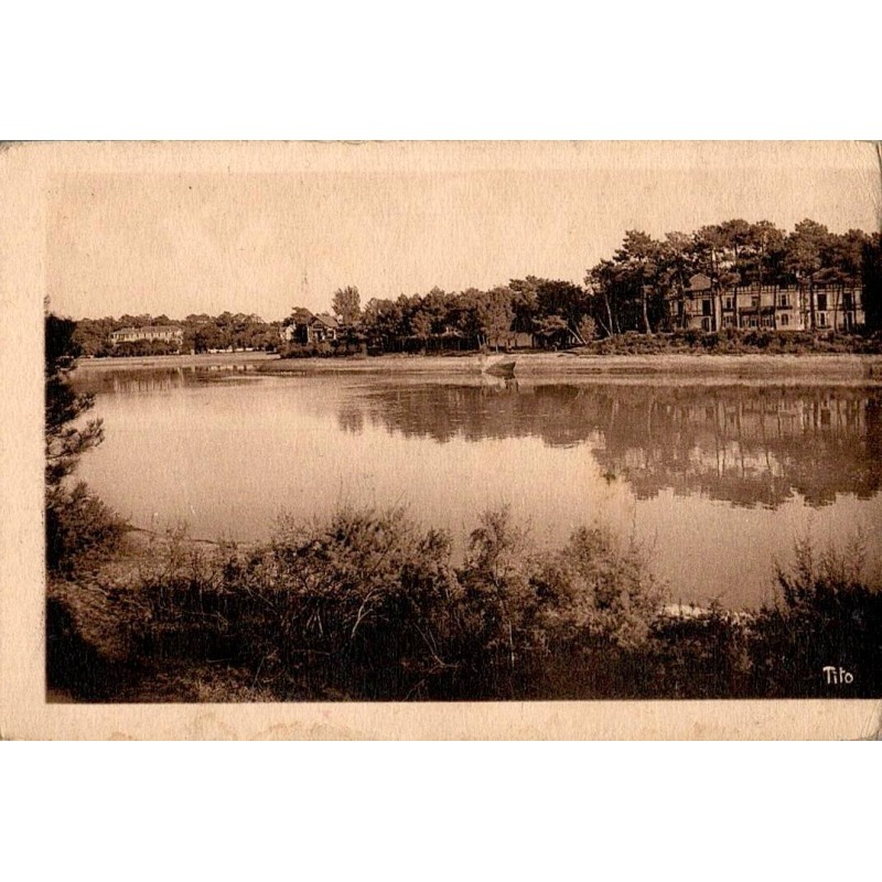 Carte postale ancienne des Berges du Courant à Hossegor sur la Côte d’Argent
