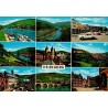 CPSM Heidelberg Allemagne château Neckar Alte Brücke vues de la ville Bade-Wurtemberg