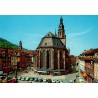 CPSM Heidelberg Allemagne Heiliggeistkirche église du Saint-Esprit centre historique années 1960