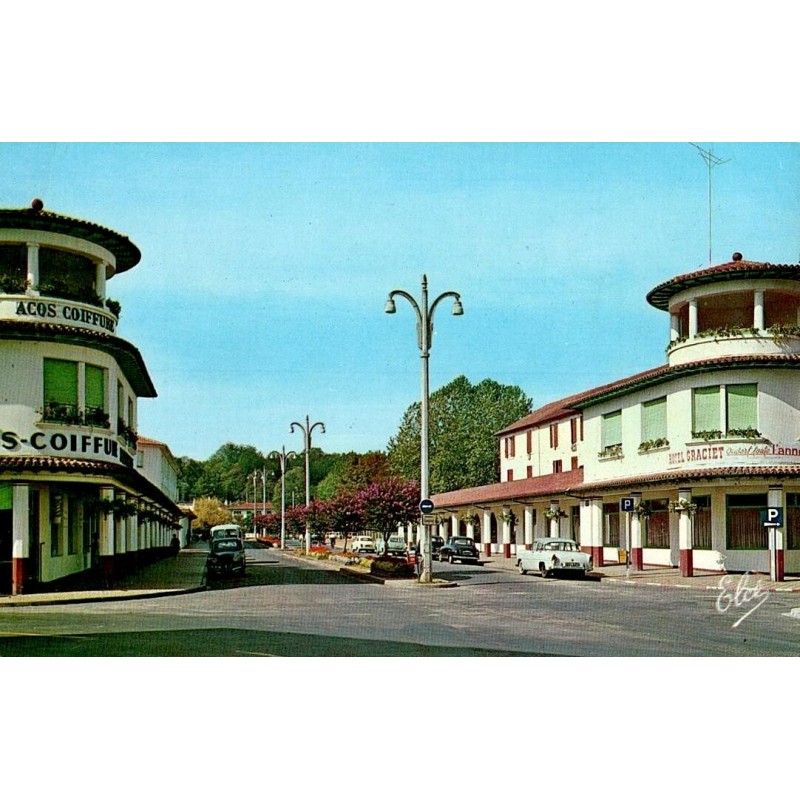 Carte postale ancienne Dax – Nouvelle Avenue et Hôtel Graciet CPA