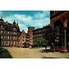 CPSM Heidelberg Schlosshof cour du château Allemagne architecture Renaissance années 1960