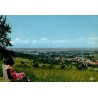 CPSM Müllheim Allemagne vue panoramique Bade-Wurtemberg Markgräflerland carte postale 1966