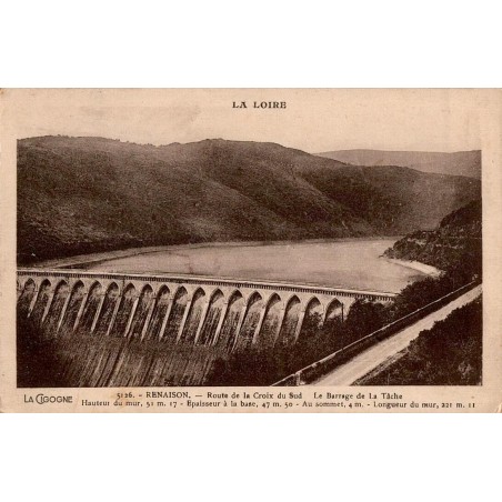 5126 - RENAISON - Route de la Crois du Sud - Le Barrage de la tâche