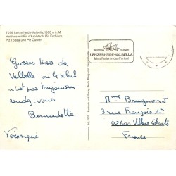 Lenzerheide Valbella Heidsee Alpes Carte Postale Suisse