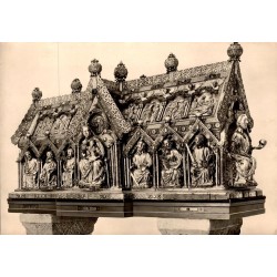 Aachen cathédrale châsse de la Vierge Marienschrein reliquaire médiéval de 1236