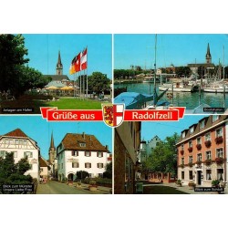 Radolfzell lac de Constance port Münster et centre historique Allemagne