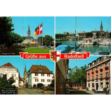 Radolfzell lac de Constance port Münster et centre historique Allemagne