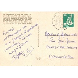 Waldeck Edersee Barrage Château Carte Postale Ancienne