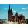 Köln cathédrale de Cologne côté sud Kölner Dom carte postale ancienne Allemagne