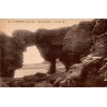 Carte postale ancienne de la Roche Percée et du Lit du Roi à La Bernerie