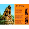 Sankt Goarshausen Loreley statue et poème de Heinrich Heine carte postale Allemagne